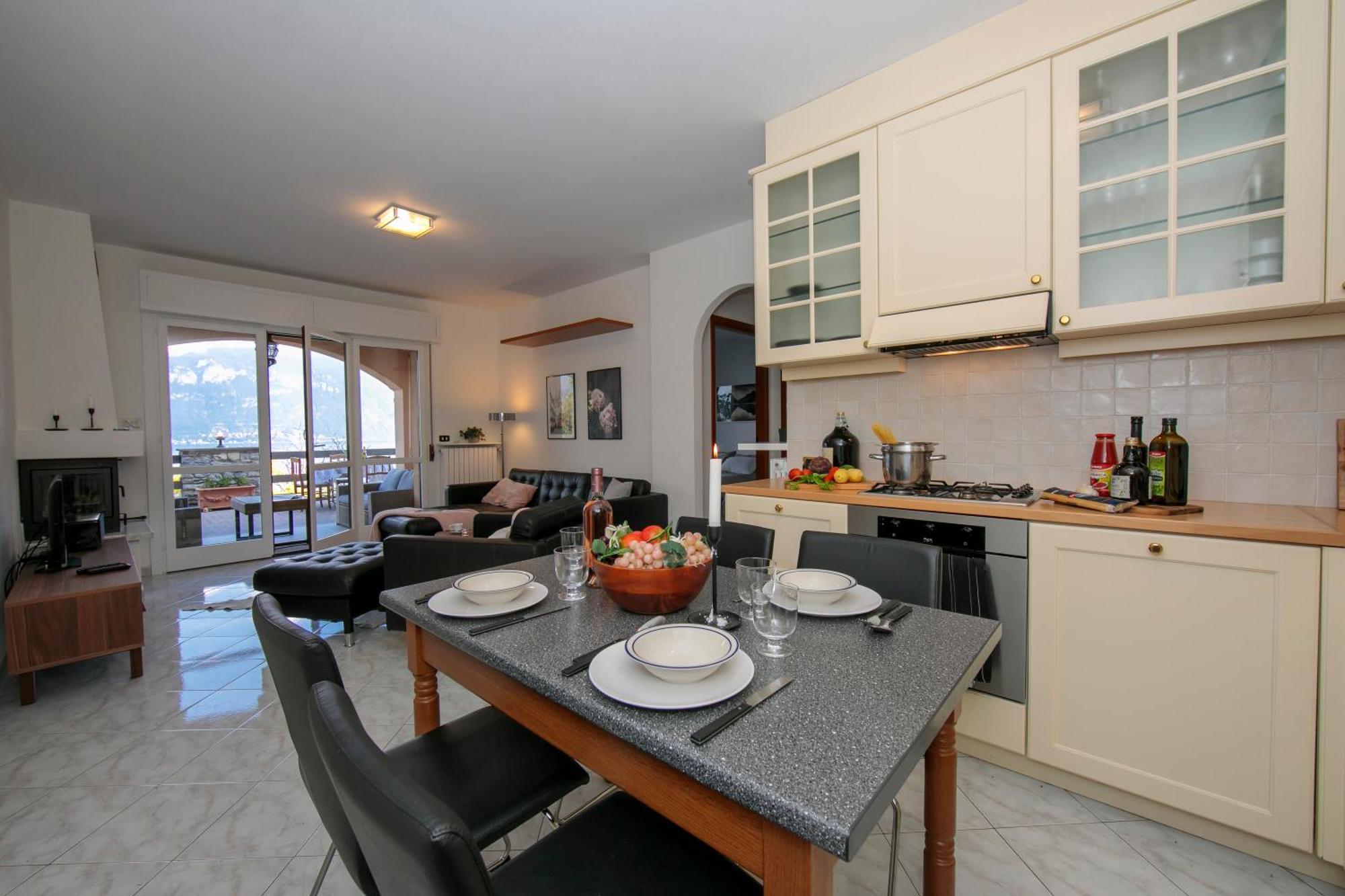 דירות מנאג'יו Sonenga Panoramic Terrace מראה חיצוני תמונה