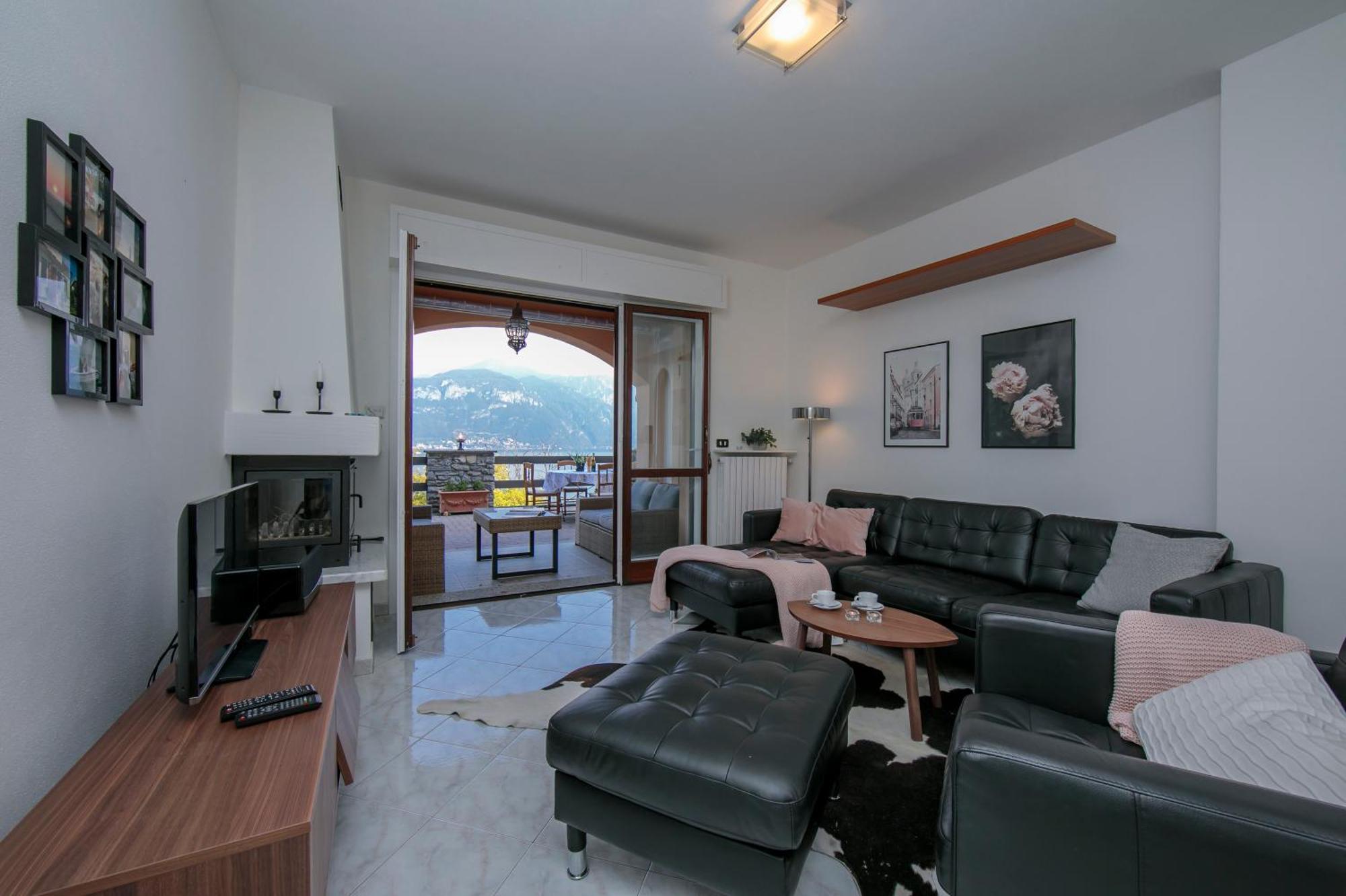 דירות מנאג'יו Sonenga Panoramic Terrace מראה חיצוני תמונה